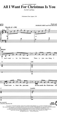 Mariah Carey: All I want For Christmas