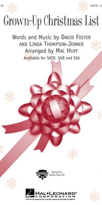 Grown up Christmas List (SATB)