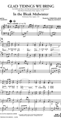 Glad Tidings we bring(A Yuletide Festival of Carols)