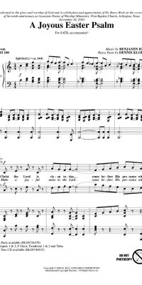 A Joyous Easter Psalm