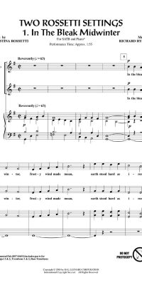 Two Rossetti Settings