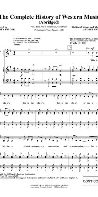 The Complete History of Western Music (Abridged)