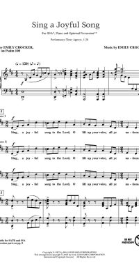 Sing a Joyful Song