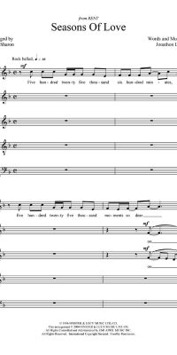 Seasons of Love (SSATB)