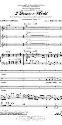 I Dream a World(from Trilogy of Dreams)