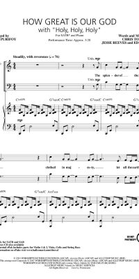 How Great Is Our God with Holy, Holy, Holy (SATB)