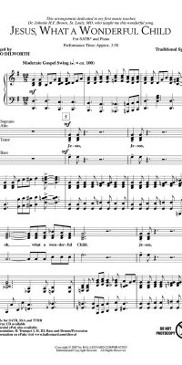 Jesus, What a Wonderful Child (SATB)