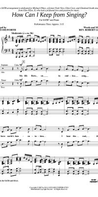 How Can I Keep from Singing?