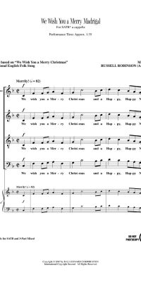 We Wish You a Merry Madrigal