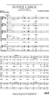 The Sussex Carol (SATB)