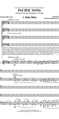 Pacific Song(Chants from the Kingdom of Tonga)