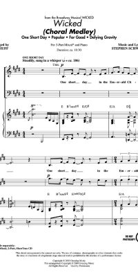 Wicked(Choral Medley)