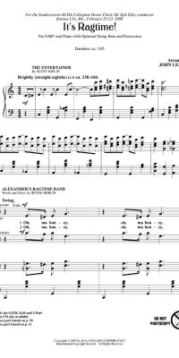 It's Ragtime!