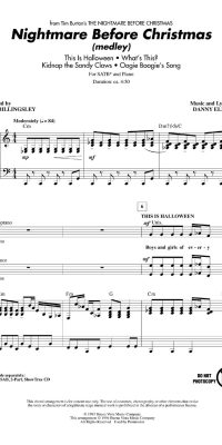 Danny Elfman: The Nightmare Before Christmas (SATB)