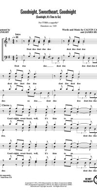 Goodnight, Sweetheart, Goodnight (Showtrax)