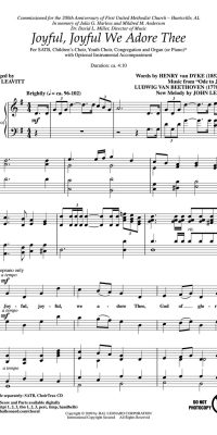 Joyful, Joyful, We Adore Thee