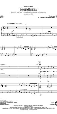 Elton John: Step into Christmas (SAB)