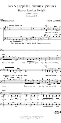 Two A Cappella Christmas Spirituals
