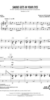Jerome Kern: Smoke Gets in Your Eyes (SSA)