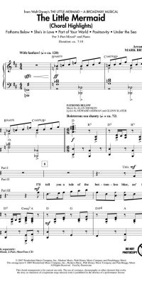 Alan Menken: The Little Mermaid (SATB)