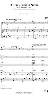 Kirby Shaw: On This Shining Night (SATB)