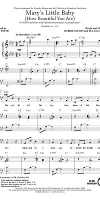 Babbie Mason: Mary's Little Baby (SATB)