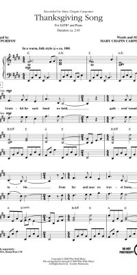 Thanksgiving Song