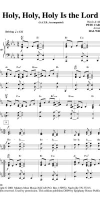 Holy, Holy, Holy Is The Lord(Accompaniment)