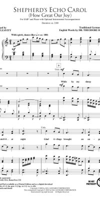 Shepherd's Echo Carol((How Great Our Joy))
