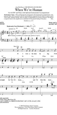 When We're Human(from Walt Disney's The Princess and the Frog)