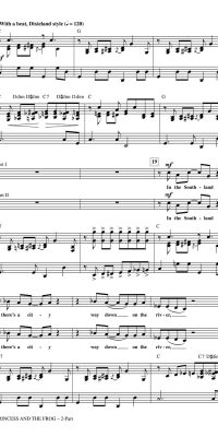 The Princess and the Frog (Choral Medley) 2-Part