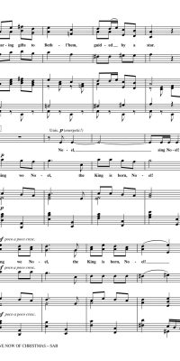 Sing We Now Of Christmas (SAB)