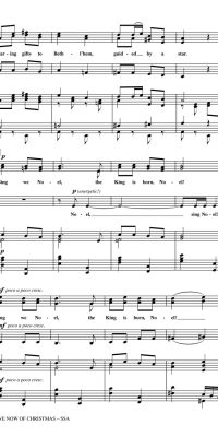 Sing We Now Of Christmas (SSA)