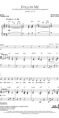 Ira Stanphill: Follow Me (SATB)