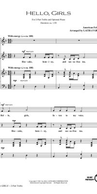 Hello, Girls!(Five Songs fuer Treble Chorus)