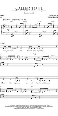Called to Be (SATB)