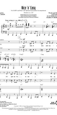 Frank Sinatra: Nice 'N' Easy (SATB)