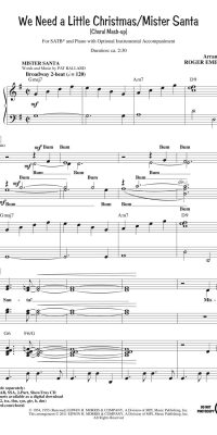 We Need a Little Christmas/Mister Santa(Choral Mash-up)