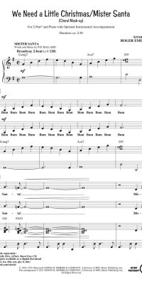 We Need a Little Christmas/Mister Santa(Choral Mash-up)