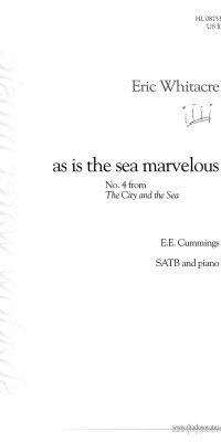 As Is The Sea Marvelous
