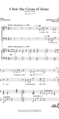 I saw the Cross Jesus (SATB)