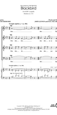 The Beatles: Blackbird (SATB)