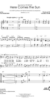 The Beatles: Here Comes the Sun (SATB)