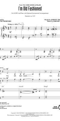 I'm Old Fashioned (SATB)