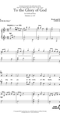 To the Glory of God (SATB)