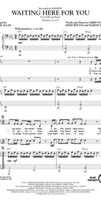 Waiting here for You (SATB)