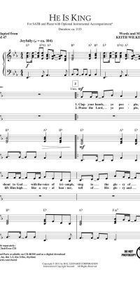 He is King (SATB)