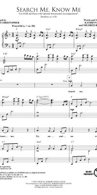 Search Me, Know Me (SATB)