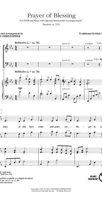 Prayer of Blessing (SATB)