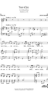 Tear of Joy (SATB)